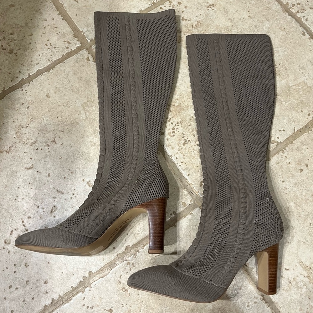Charles by Charles David Knit Knee High Boot Size 10M